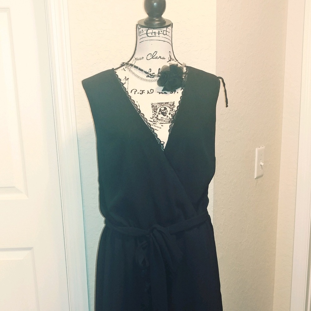 Dress Barn Size 18 Black Dress
